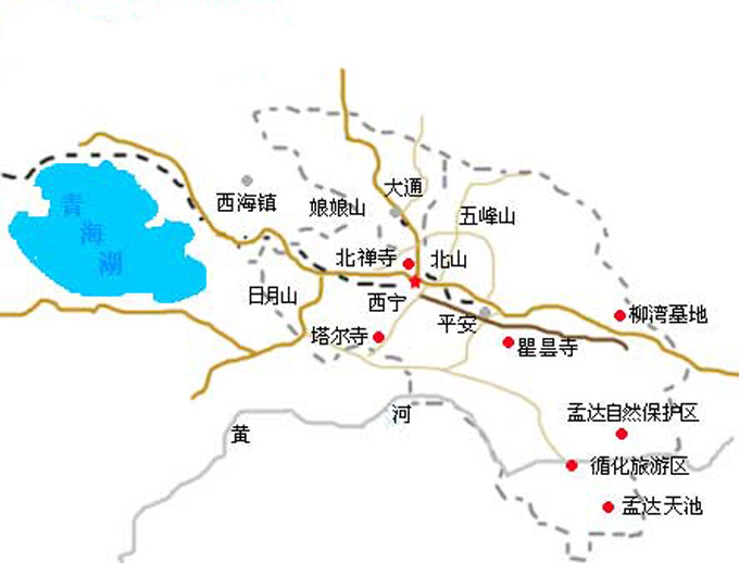 4680元起 青海双飞六日游>青海湖,茶卡盐湖,塔尔寺,互助土族风情园